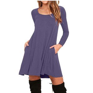 🌺Long Sleeve T-Shirt Tunic Dress